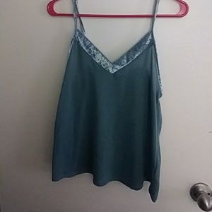 Light teal tank top
